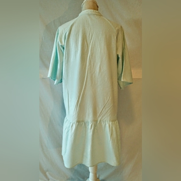 SHEIN - Comfortable Pale Aqua Dress / Long Blouse - L 8/10 - Picture 10 of 12